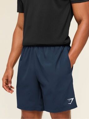 Gymshark 7" Arrival Shorts Drawstring Mens Medium Teal Gym Elastic Waist Run